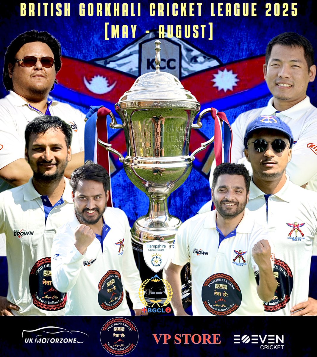 CricketKhukuri's tweet photo. It’s almost time for biggest event in Nepalese cricket league. Here’s our fixture for British Gorkhali Cricket League. Hope for a great season ahead & good luck to all the teams . 🏏
Sponsor by :
•Newa Che Maya Pub London
•VP Store
•UK Motorzone
#kcc #bgcl #hampshire https://t.co/jTPDDsp4vw