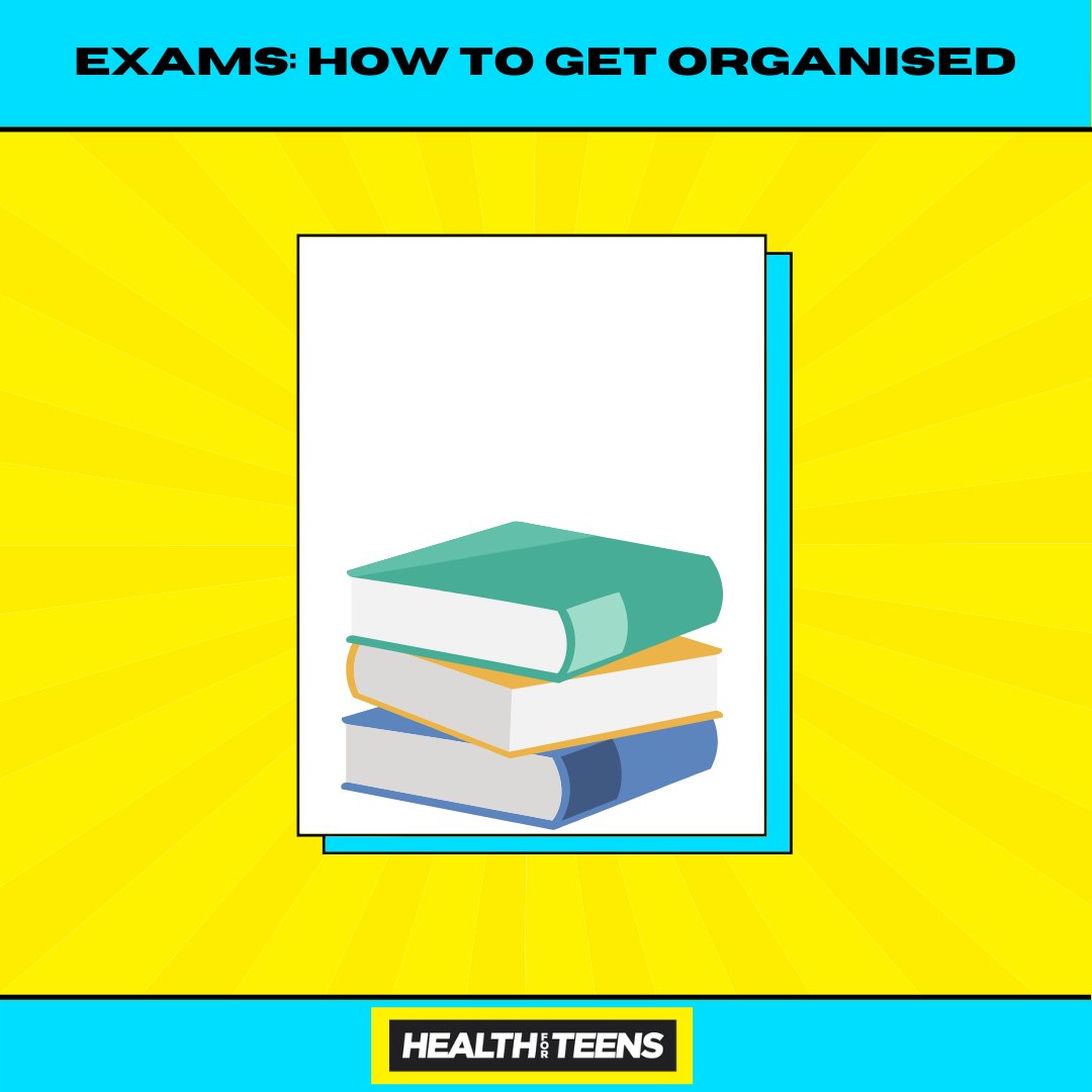 Health for Teens (@healthforteens1) on Twitter photo 📚 This exam season, make sure you include times to study and times to do something different to give you a break.
➡️ Check out some more tips to get organised for your exams here:
bit.ly/howtogetorgani…
#HealthforTeens 📚 This exam season, make sure you include times to study and times to do something different to give you a break.
➡️ Check out some more tips to get organised for your exams here:
bit.ly/howtogetorgani…
#HealthforTeens