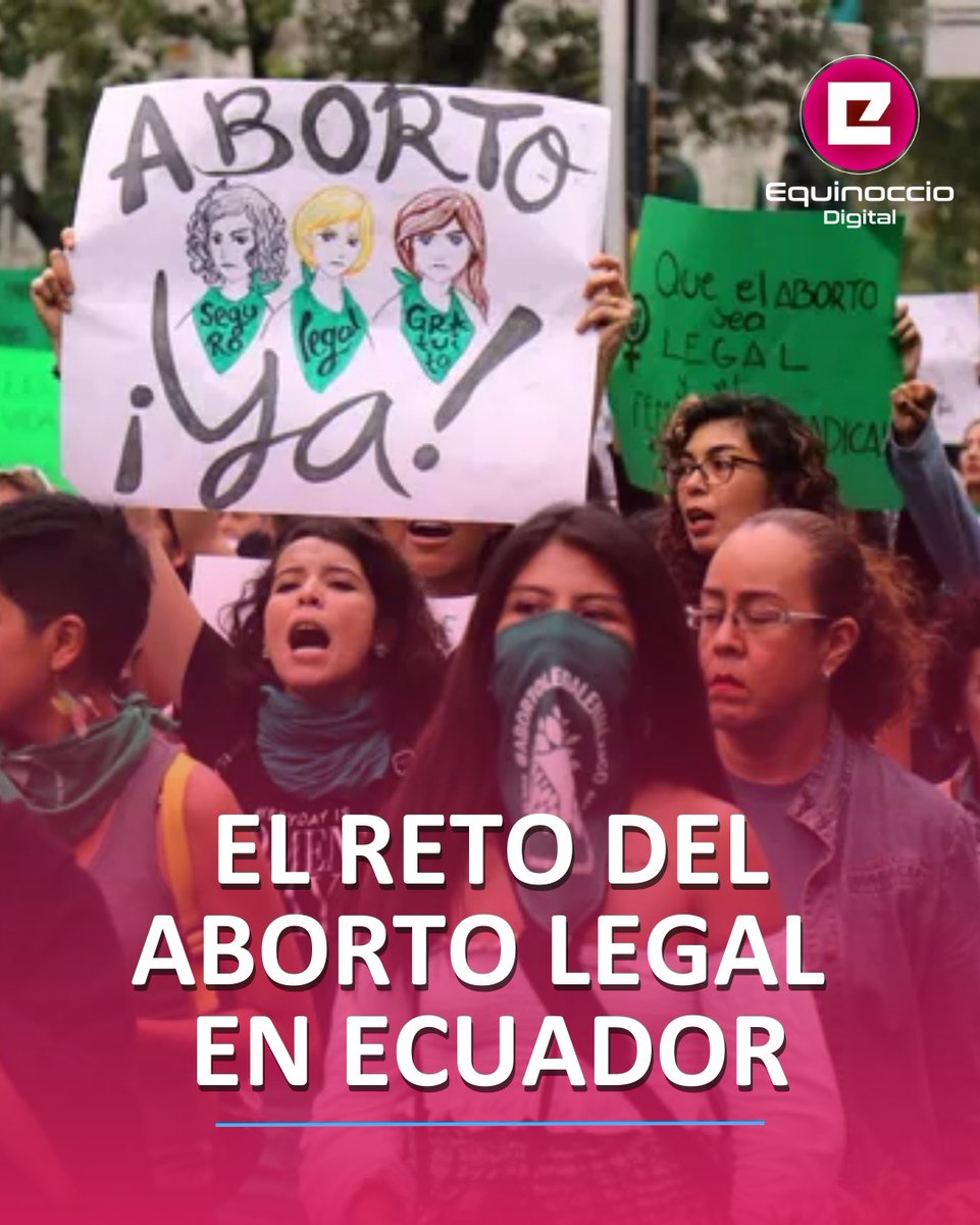🟣Cuatro años después de lograr legalizar la interrupción voluntaria del embarazo en casos de violación, activistas feministas en Ecuador piden a la Corte Constitucional despenalizar totalmente el aborto.

🟣Estas organizaciones feministas destacaron que la ley actual no