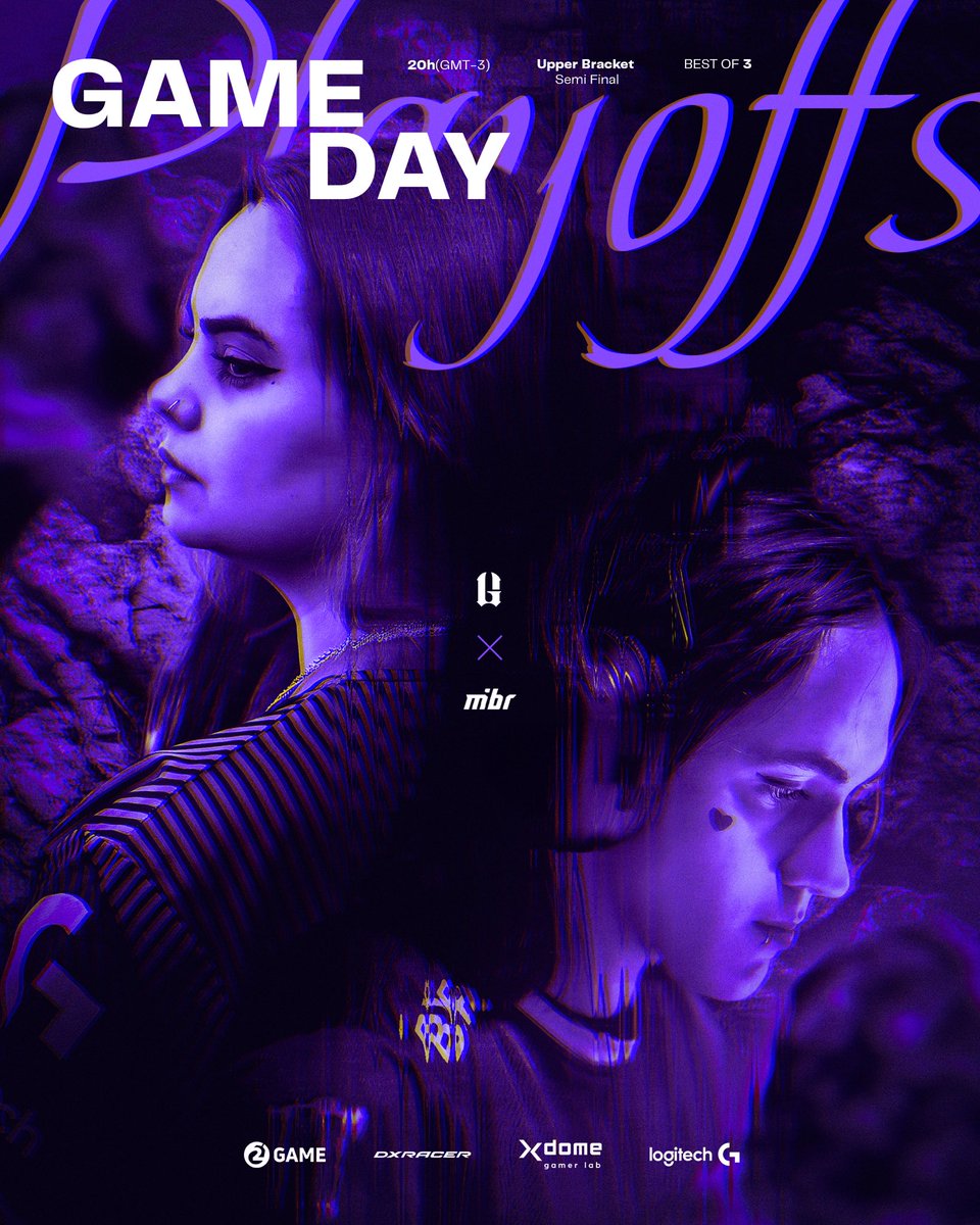 DIA DE PLAYOFFS NO #VCTGameChangers!

⏰ 20h (pode adiantar)
🆚 MIBR

#PlayPurple