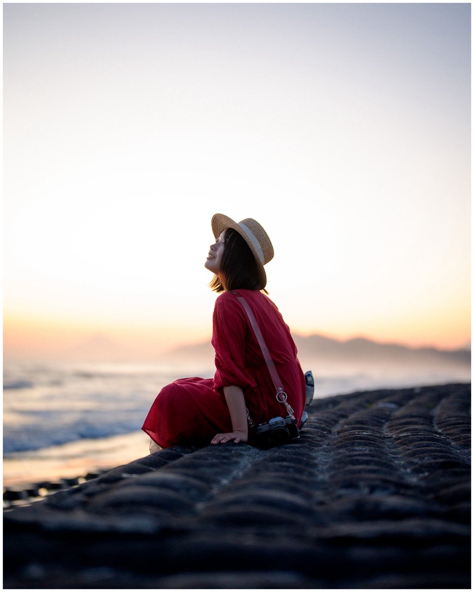 yoshidacamp's tweet photo. めためた綺麗な夕陽でポートレート撮影させていただきました。天気に恵まれて最高!
#alpha9iii #50f12gm #sonyalpha https://t.co/A28kMEh0xG
