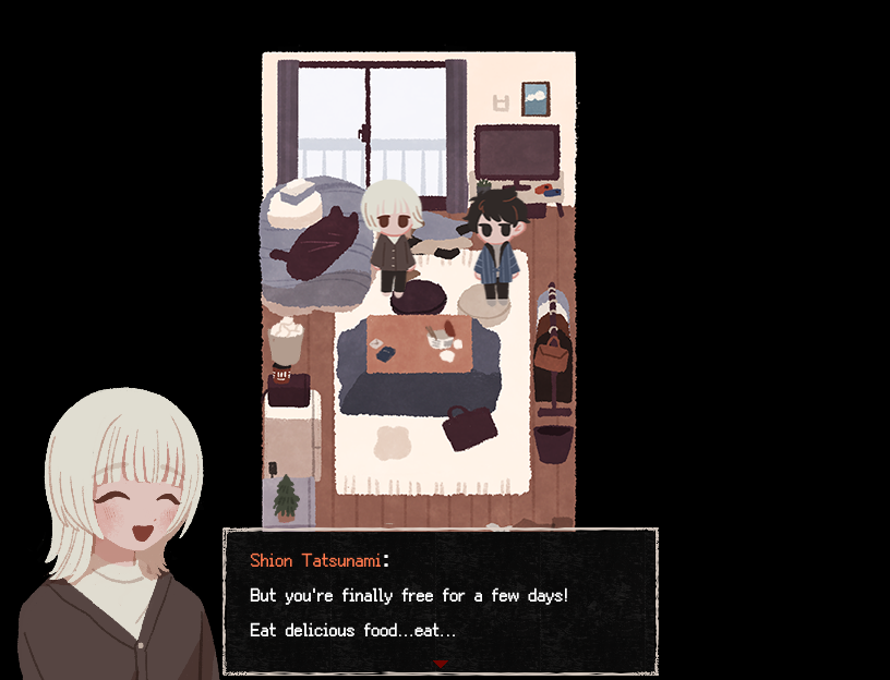 ruuya1124's tweet photo. ／
📢#さいはて駅 UPDATE!
＼

Support Language
・日本語
・English / Translation by Eir(@starryeir )
・한국어 / Translation by コア/솜(@Core__rom )
・简体中文 / Translation by inoru(@inoru50078 )
▼itchio
https://t.co/TlGc6Vs7lF https://t.co/4c8PeTsb5R