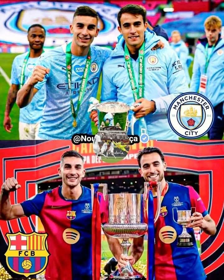 Being happy for Ferran Torres and Eric Garcia ❤️💙🤗 Culers