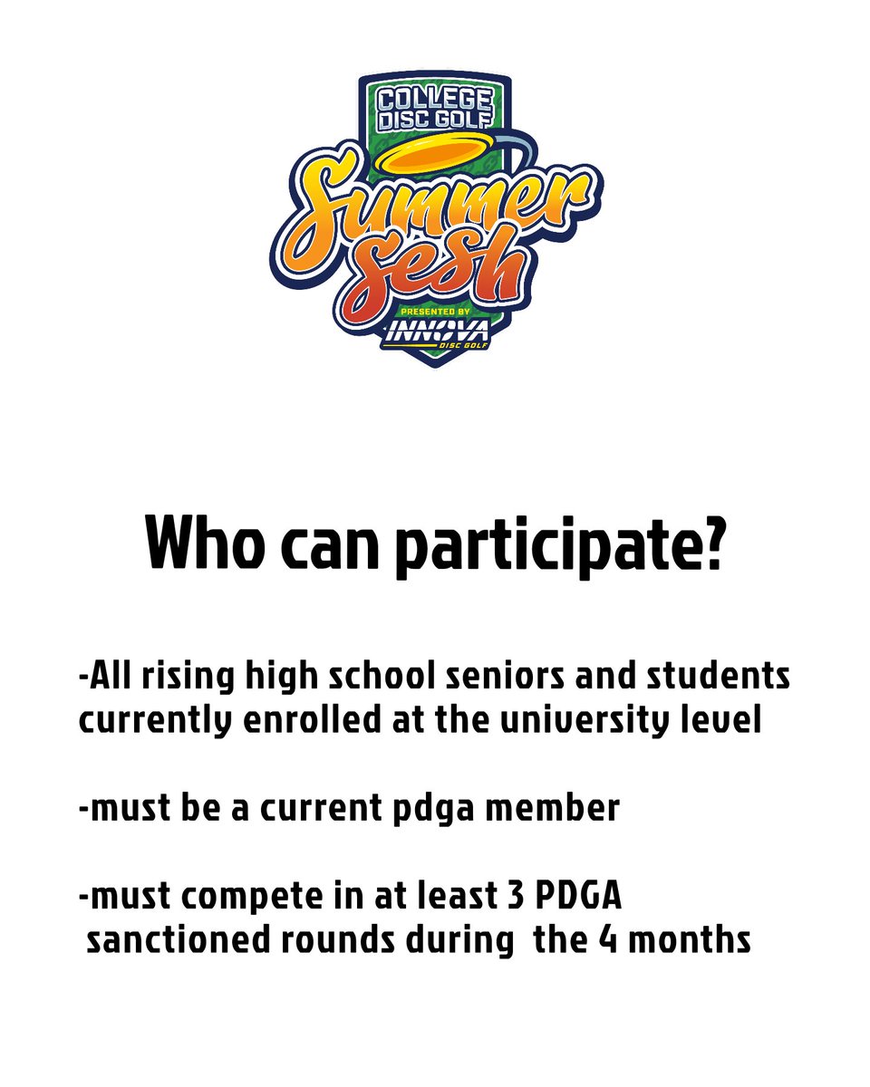 College Disc Golf tweet media