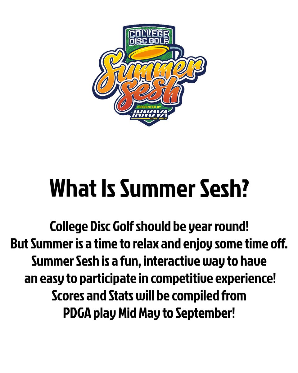 College Disc Golf tweet media