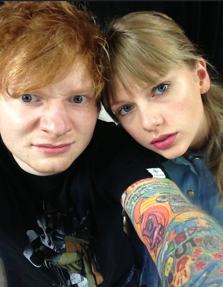 TSUpdating's tweet photo. 🚨| Previously never seen picture of Taylor Swift and Ed Sheeran during the Red era! https://t.co/jvFrDbqFqh