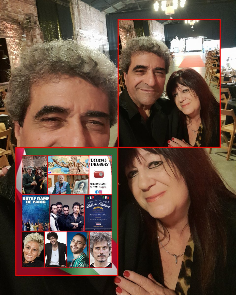 🎧🇦🇷🇮🇹🇨🇴🇪🇸 Martes 29/4 15 hs.Arg. 20 hs. It. 13 hs.Col. 20 hs.Estrenos Musicales en Delicias Italianas <a href="/RADIOZONICA/">#RadioZonica #Zonica➕</a>  Emma Morano Supercentenaria Italiana, Pax Romana y Musical Notre Dame de Paris Riccardo Cocciante
Con Estela Farini y Jose Parisi