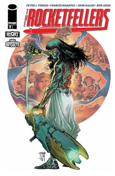 AntarFilms1987's tweet image. Just got Rocketfellers #3 by Francis Manapul and @PeterJTomasi !!
Go support Ghost Machine!