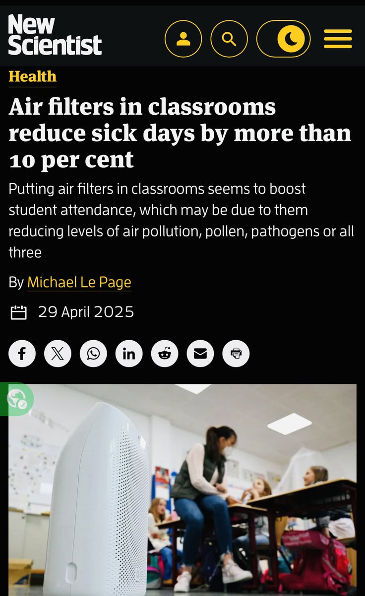 Safe Air Schools UK (@safeairschooluk) on Twitter photo Using independent, third party data Safe Air Schools has also evidenced that commercial air filters can be provided per child, per year for less than the price of a pizza.
#AirPollution #Pollen #Pathogens
Ht <a href="/ThisHouseFresh/">HouseFresh</a> <a href="/jneill/">James Neill ≠ 𝕏</a>
🔗 archive.is/2025.04.29-153… Using independent, third party data Safe Air Schools has also evidenced that commercial air filters can be provided per child, per year for less than the price of a pizza.
#AirPollution #Pollen #Pathogens
Ht <a href="/ThisHouseFresh/">HouseFresh</a> <a href="/jneill/">James Neill ≠ 𝕏</a>
🔗 archive.is/2025.04.29-153…