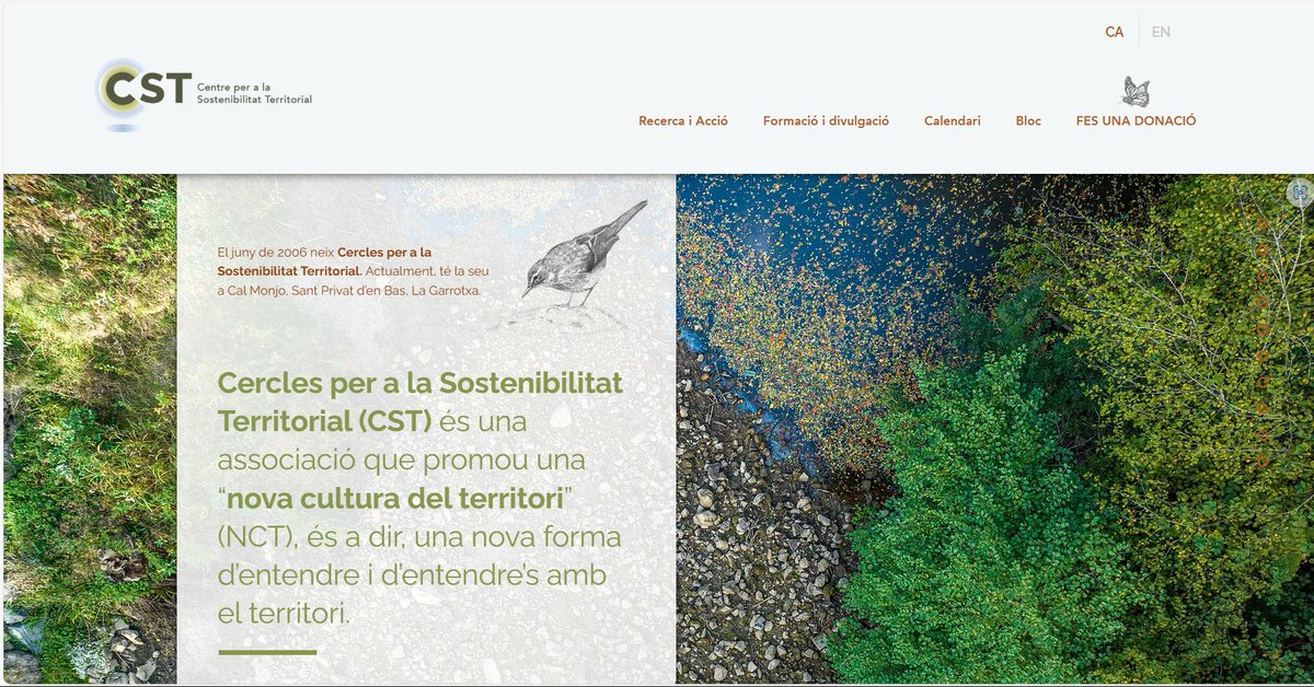 🌍 Estrenem web!
A cerclessostenibilitat.org hi trobaràs tot el que fem per promoure una Nova Cultura del Territori.
Projectes, idees i accions per repensar la nostra relació amb el territori des de la sostenibilitat i la justícia ambiental.
👉Dona-hi un cop d’ull i acompanya’ns!