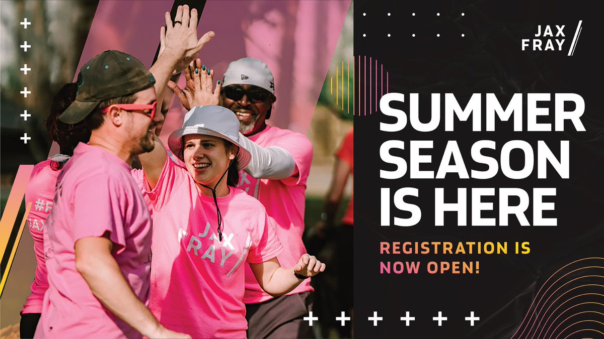 JaxFray's tweet photo. Early bird registration is officially open for JAX Fray summer leagues! ☀️

Sign up by May 6th at https://t.co/uZonpmNSQr to save a little cash and lock in your spot before leagues fill up. https://t.co/CbLHQklnwO