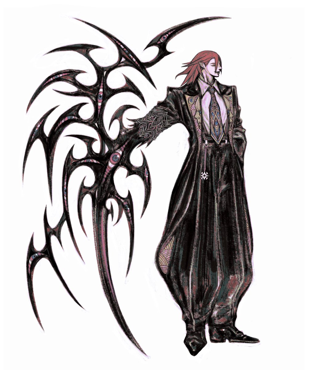 The third enforcer called the red grin, and the shapeless thousand eyes living inside him