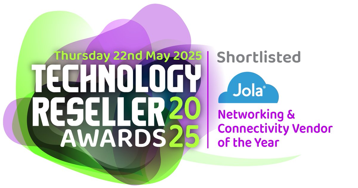 Jola is shortlisted for Best Networking &amp; Connectivity Vendor of the Year at the Technology Reseller Awards 2025 # TechnologyResellerAwards #MSP