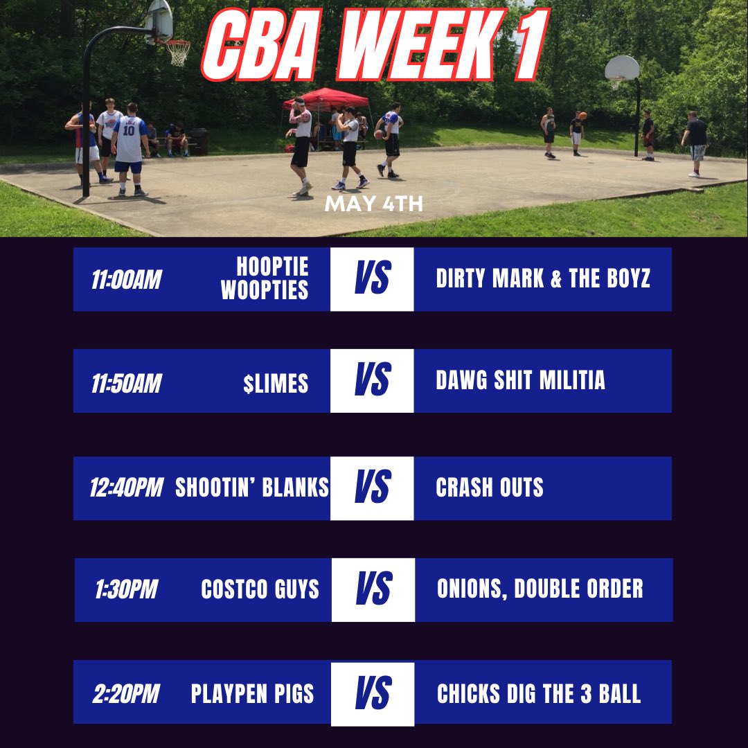CBA OPENING DAY IS THIS SUNDAY

YEAR 10