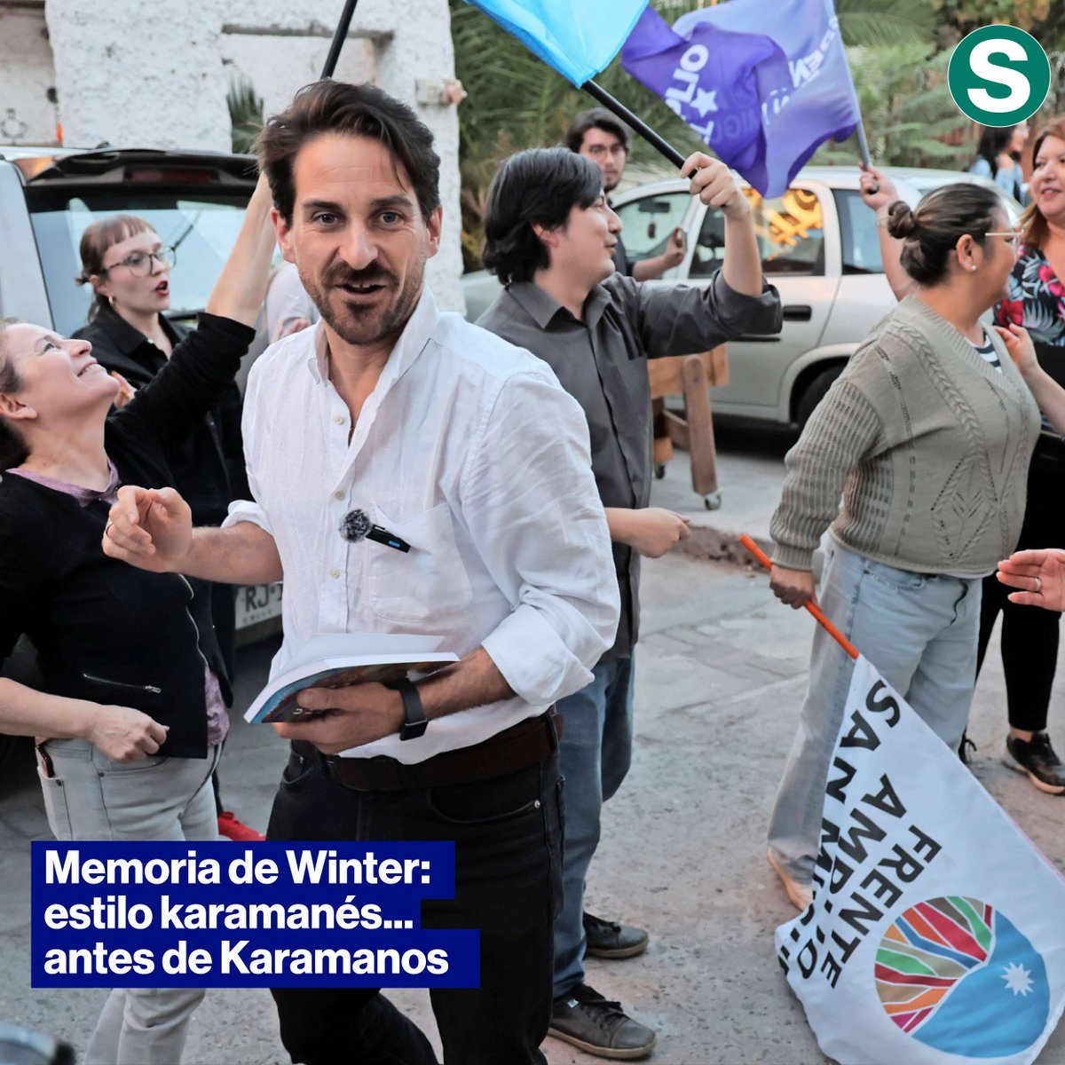 La_Segunda's tweet photo. Aunque data de 2018, la memoria para optar al grado de Licenciado en Ciencias Jurídicas y Sociales de Gonzalo Winter @gonzalowinter , pareciera estar hecha al más puro estilo "karamanés". https://t.co/E62wfcQW0V https://t.co/Fh4PwQTTa0