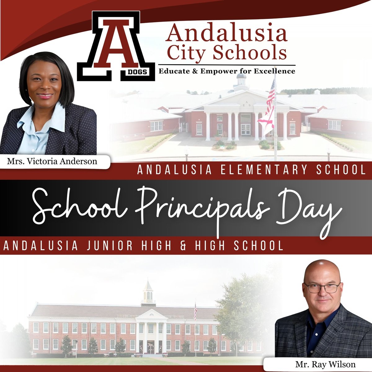 Today is School Principals Day! Help us thank our principals for all they do! #WeAreAndalusia