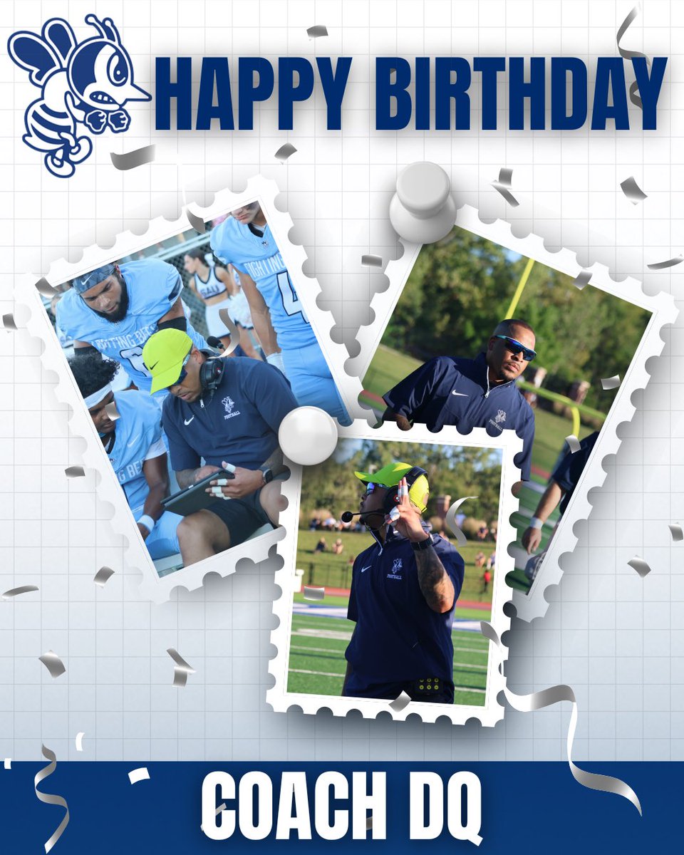 St. Ambrose Football (@fightingbeesfb) on Twitter photo Happy belated BEE-Day Coach DQ!! ππ Thank you for your contributions to the team, we hope you had a happy birthday! π <a href="/SAU_CoachQ/">DeQuinn Watford</a>
#GoBees #BringTheSting #BeeDay Happy belated BEE-Day Coach DQ!! ππ Thank you for your contributions to the team, we hope you had a happy birthday! π <a href="/SAU_CoachQ/">DeQuinn Watford</a>
#GoBees #BringTheSting #BeeDay