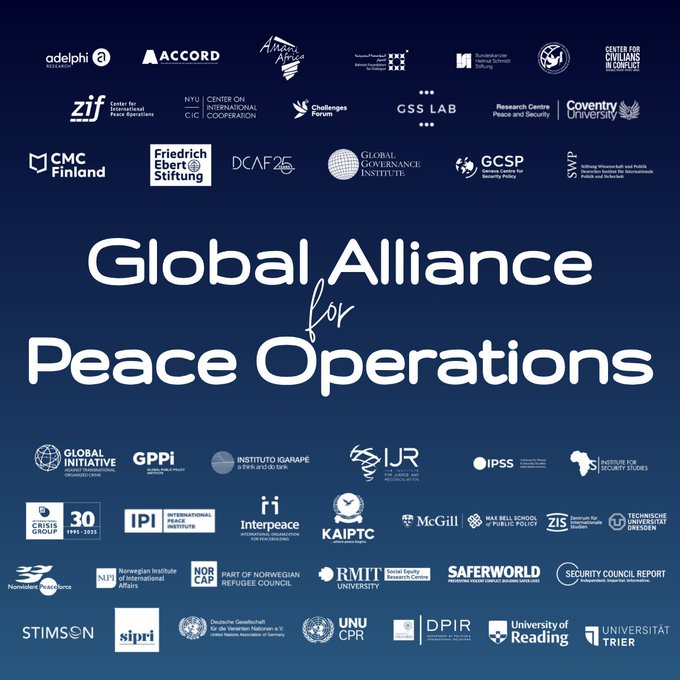 We’re proud to be a founding member of the new Global Alliance for Peace Operations (GAPO)—working to strengthen the impact, effectiveness, and accountability of peace operations worldwide and inform Member State commitments ahead of the Peacekeeping Ministerial.

Learn more ➡️