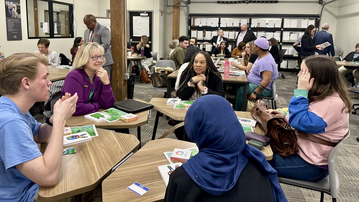 My day is now full of hope. Spent the morning at Purdue Polytechnic High School, with State Board of Education members engaging with students and observing the vibrant learning experiences that create a culture of peer inclusion and lifelong learning.