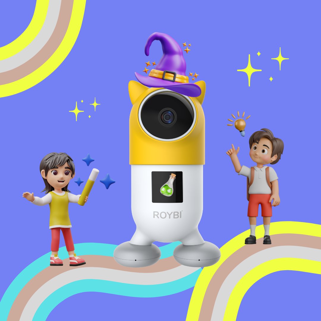 RoybiWorld's tweet image. Learning with ROYBI feels like magic! No wand needed, just an interactive lesson to make you say, ‘Wow!’ 🪄✨ #MagicalLearning #ROYBIRobot