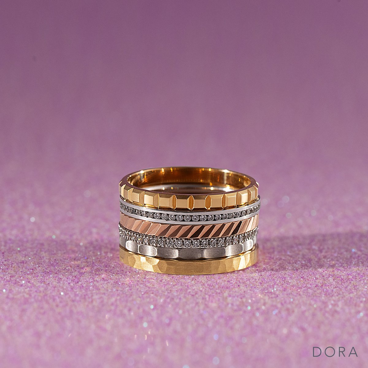 BrianGavin's tweet image. Get playful with our stackable rings – mix, match, and let your individuality shine through with every combination.
#DORA #MyBGD #Stackable