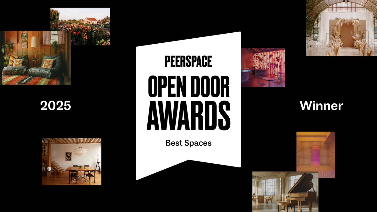 We’re thrilled! 🏆 Our Vintage Castro Club for Memorable Shoot just won Best Production Space in San Francisco in the 2025 #OpenDoorAwards! Thank you, <a href="/Peerspace/">Peerspace</a> for honoring us with this recognition.👏