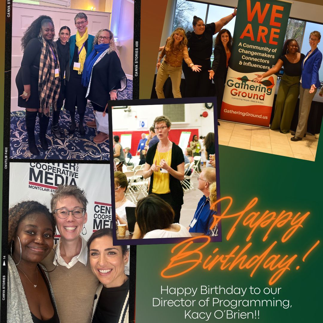 Please join us in wishing a very Happy Birthday to our Director of Programming, Kacy O'Brien! Kacy's been a dedicated and passionate  member of the Gathering Ground family for over 10 years, and we truly would not be the organization we are without her! Happy Birthday, Kacy!