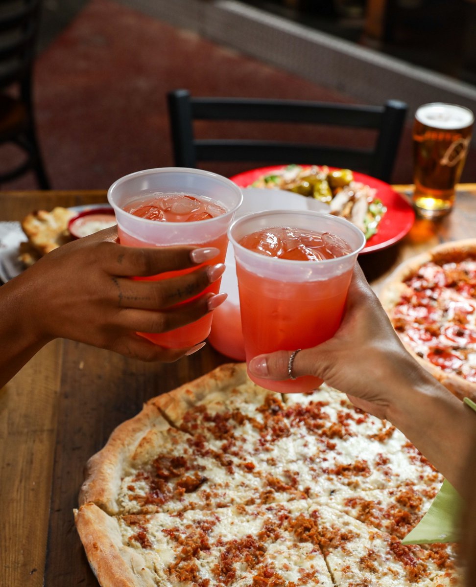📚 Crunch time is here! Fuel your study sessions with our Exam Cram Special! 🍕💥

Order any small or large pizza for pickup or delivery &amp; add any app for just $4! 🙌 Use code EXAMCRAM at checkout.

Available at both locations for the last two weeks of April! 🔥