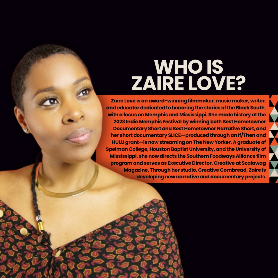 🎥 Filmmakers! Join Zaire Love on May 28 at 12 PM EST for Ideation and Aesthetics: Creating Documentary Films for YA Folks. Learn how to uplift your community through powerful storytelling.

Register now: us06web.zoom.us/webinar/regist…