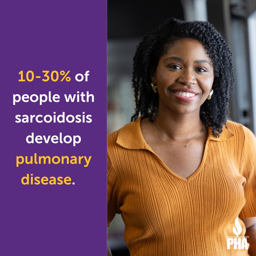 PHAssociation's tweet image. April is #SarcoidosisAwarenessMonth. #Sarcoidosis can lead to #PH when weakened lungs cause failure of the right side of the heart.
Learn more about the link between PH and sarcoidosis in our free brochure: ow.ly/ZY1J50VHoUn
@StopSarcoidosis #MakeItVisible