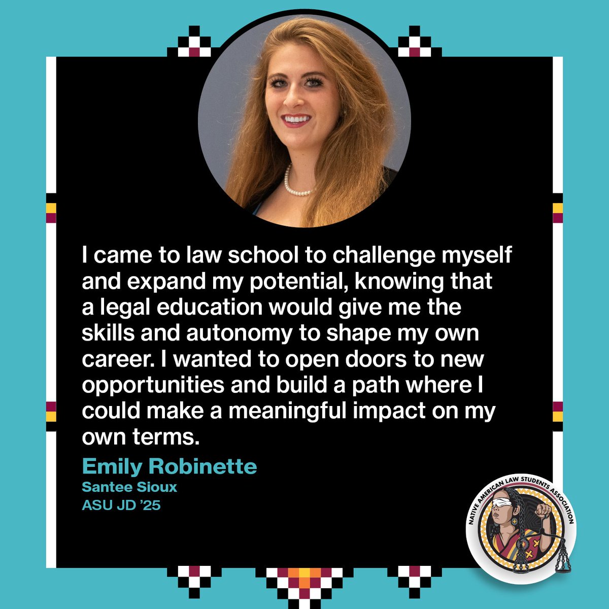 Congrats to Emily Robinette! 🎉 O’Connor Merit Scholar, Willard H. Pedrick Scholar, TA for Legal Writing &amp; Civil Procedure, executive editor for the Corporate Law Journal and NALSA member. In Sept., she'll be a Term Law Clerk. We can’t wait to see all that she accomplishes next!