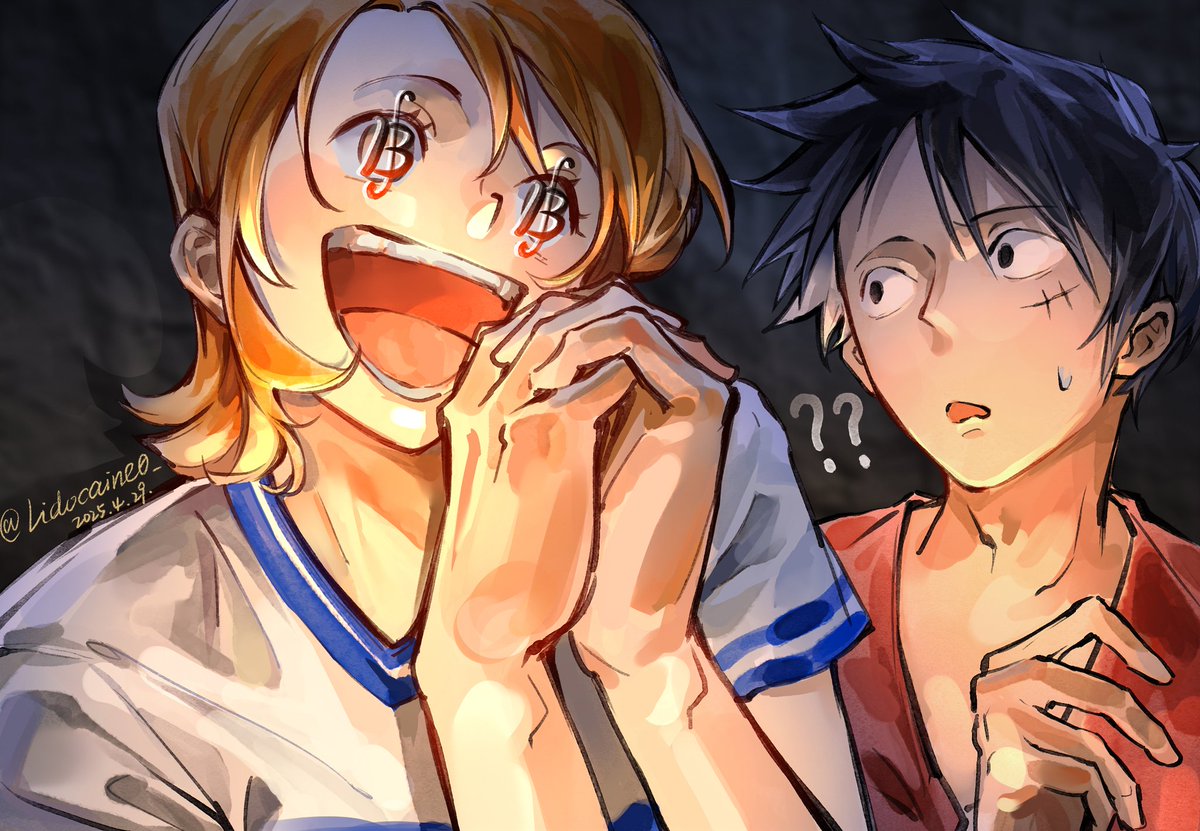 财宝！！！！！
#ONEPIECE #luffyxnami #ルナミ #lunami