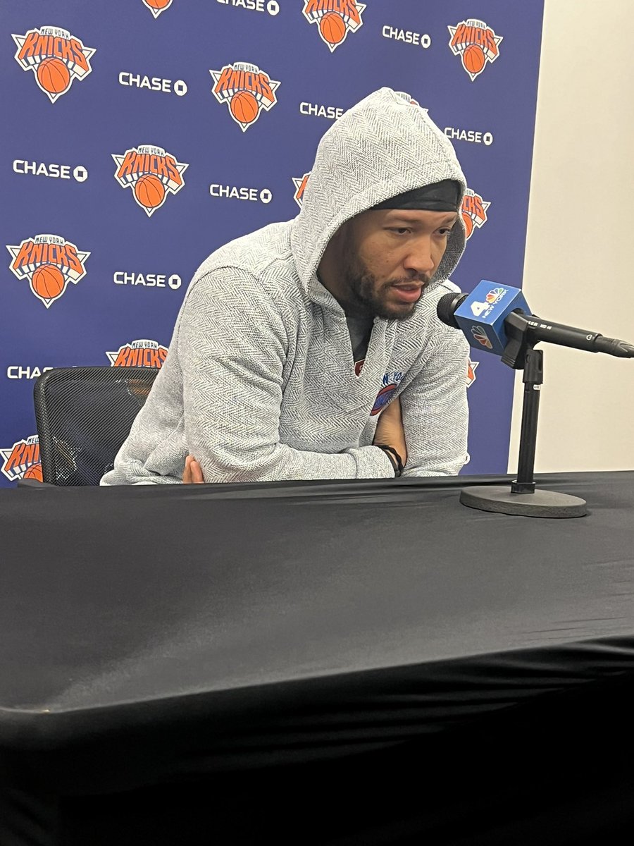 There’s been much discourse about Jalen Brunson “foul-baiting” or selling calls. 

Asked him how important that is to his approach and how much he thrives on it: 

“It’s part of the game. When you have guys who are 6-foot-7, 6-foot-8, freak athletes, long arms, all that, they’re