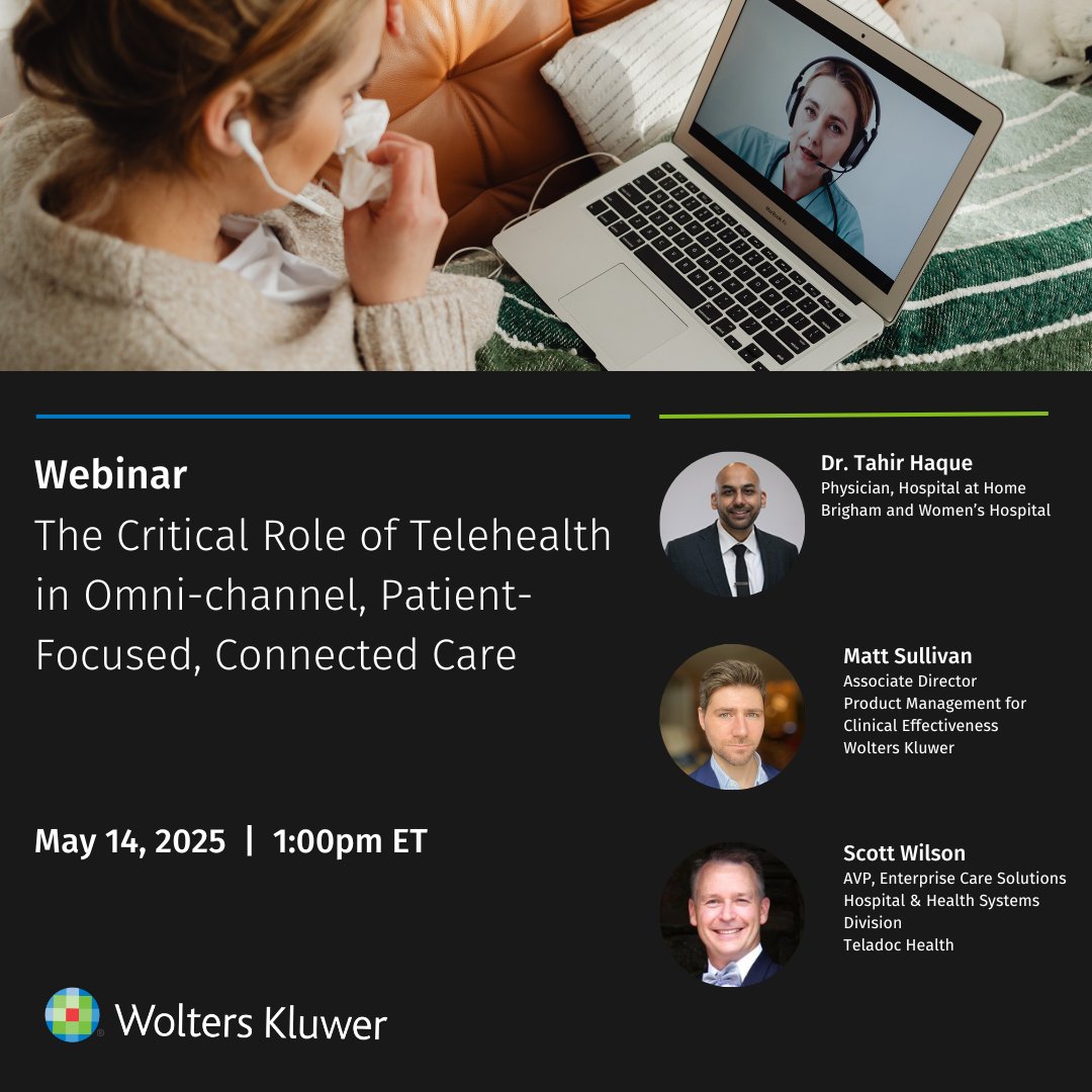 UpToDate (@uptodate) on Twitter photo Join <a href="/Wolters_Kluwer/">Wolters Kluwer</a> and <a href="/FierceHealth/">FierceHealthcare</a> for an in-depth exploration of how #telehealth enables omnichannel care and can support connectivity among providers, payers, pharmacists, and patients. Register now: ow.ly/qG2750VJIOM #OmnichannelCare Join <a href="/Wolters_Kluwer/">Wolters Kluwer</a> and <a href="/FierceHealth/">FierceHealthcare</a> for an in-depth exploration of how #telehealth enables omnichannel care and can support connectivity among providers, payers, pharmacists, and patients. Register now: ow.ly/qG2750VJIOM #OmnichannelCare