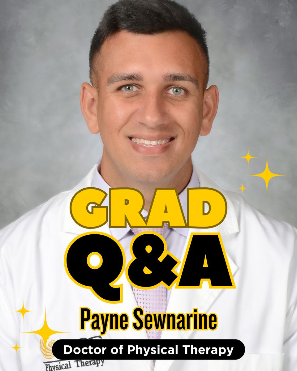 UCF_DPT's tweet image. Meet Payne Sewnarine from @ucf_dpt. 🎓 Sewnarine is graduating with a Doctorate of Physical Therapy and plans to work in an Outpatient Orthopedic setting after crossing the graduation stage. Congratulations, Payne. 🖤🌠 #Classof2025