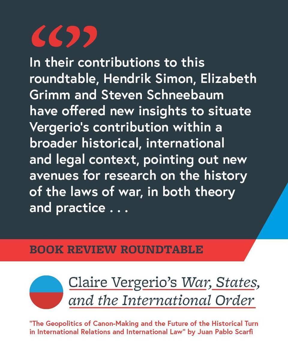 Texas National Security Review (@txnatsecreview) on Twitter photo Juan Pablo Scarfi (<a href="/JPScarfi/">Juan Pablo Scarfi</a>) chaired our latest book review roundtable, and his introduction is just one of four essays that we've compiled for this publication. Read them all today! tnsr.org/roundtable/boo… Juan Pablo Scarfi (<a href="/JPScarfi/">Juan Pablo Scarfi</a>) chaired our latest book review roundtable, and his introduction is just one of four essays that we've compiled for this publication. Read them all today! tnsr.org/roundtable/boo…