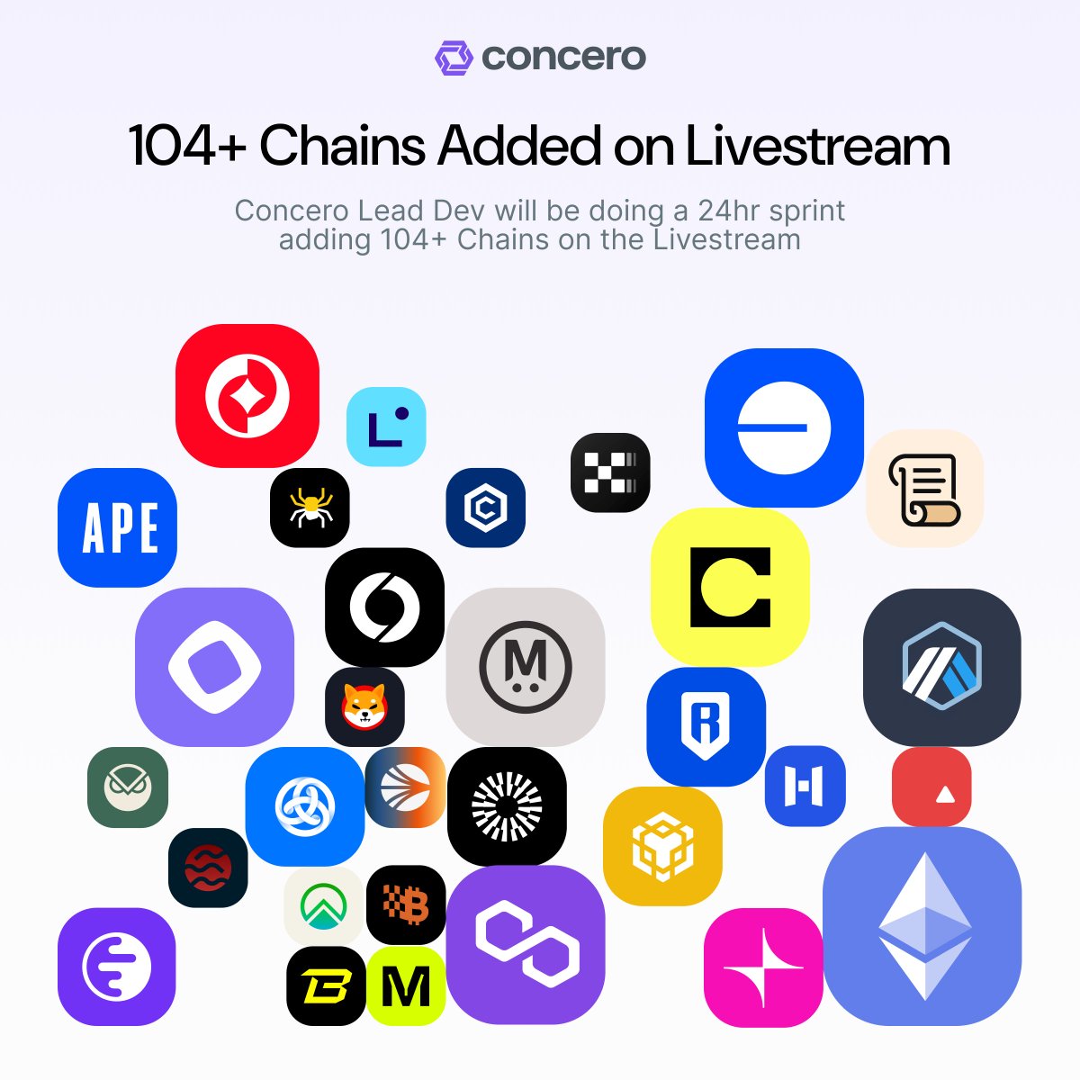 concero_io's tweet photo. Join The Concero V2 Testnet Live Stream Now!

Live on: https://t.co/HZzRuniimq

Make sure to drop your Address in the live comments for  some Concero Ecosystem Rewards https://t.co/HnC3iOoWk3