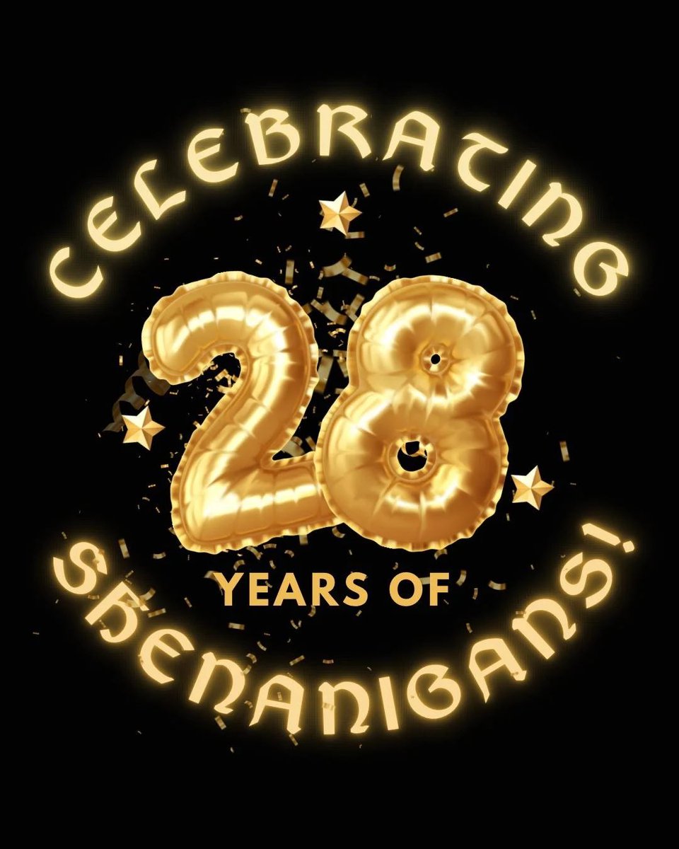 🎈IT’S OUR BIRTHDAY🎈

Shenanigans is 2️⃣8️⃣ on Wednesday 30th April 

We will be doing an offer of 28% off all food from 12pm-9pm

The first 28 customers will receive a voucher.
The vouchers range from 
🍗Free Roast Dinner
🍳Free Breakfast
🍺Free Pint
🥃Free Shot