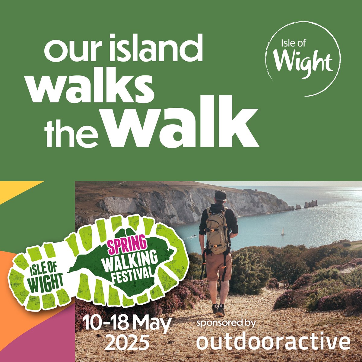 Take part in the Spring walking festival!🌿🥾

The event, now proudly sponsored by Outdooractive, invites walkers to explore the breathtaking landscapes, charming villages &amp; stunning coastline of our island.🤩

Sign up: isleofwightwalkingfestival.co.uk

#WeCantWaitToShowYou #IsleofWight