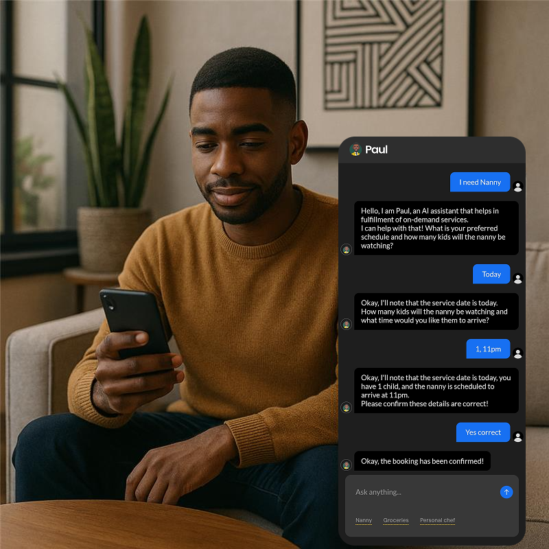 Paulxyz_ai's tweet photo. Need help adulting?
Cleaning?
Errands?
Weekend plans?

Just ask Paul.

Instant help. Info only (for now 😉).
Start chatting here 👉 [https://t.co/3RXm3PZS24 ]

#AgentPaul #AIhelper #LifeSimplified #AI https://t.co/h9voc8CkhX