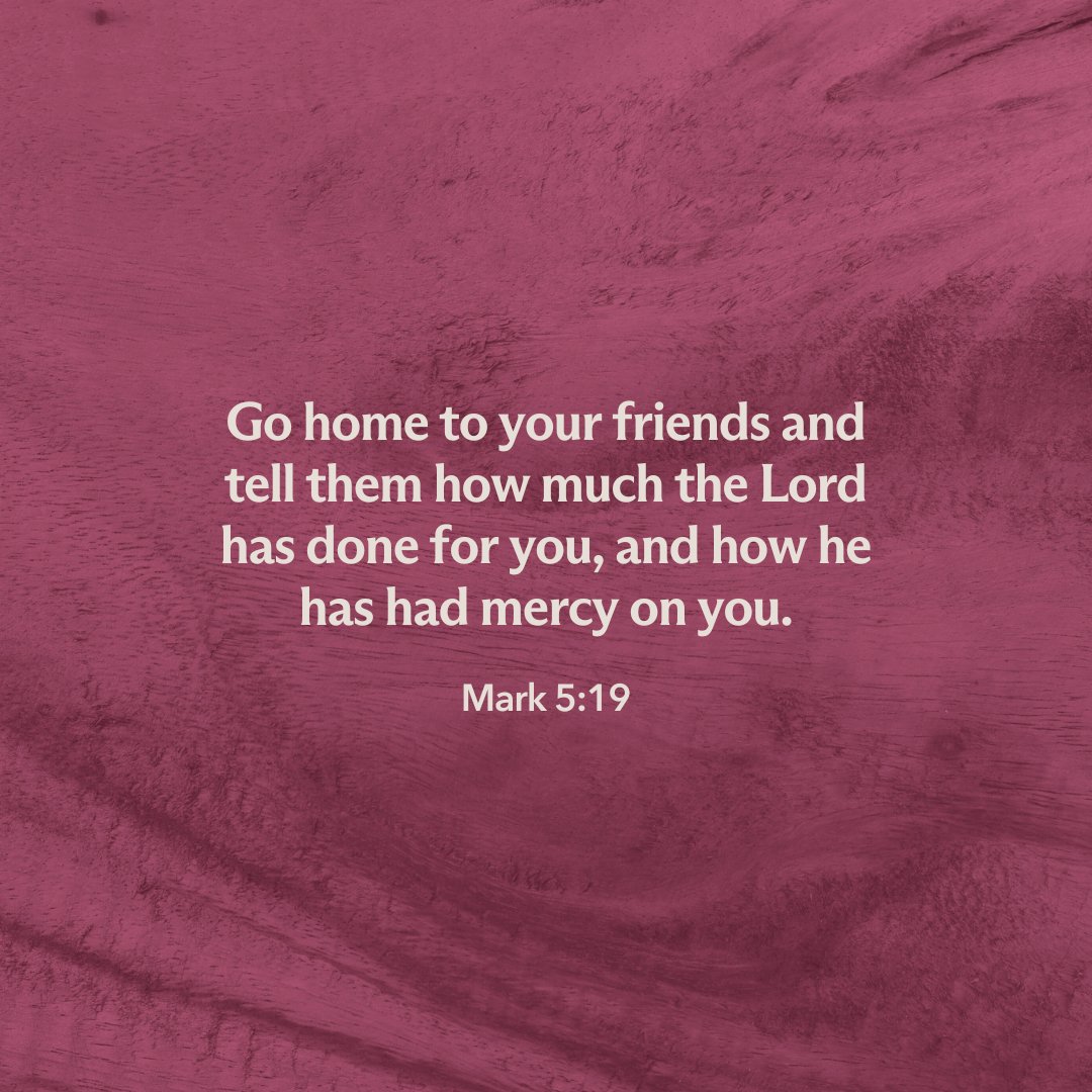 Sometimes, the most powerful testimony is simply remembering the Lord's goodness, and sharing it! Who will you be sharing your story of His faithfulness with today?