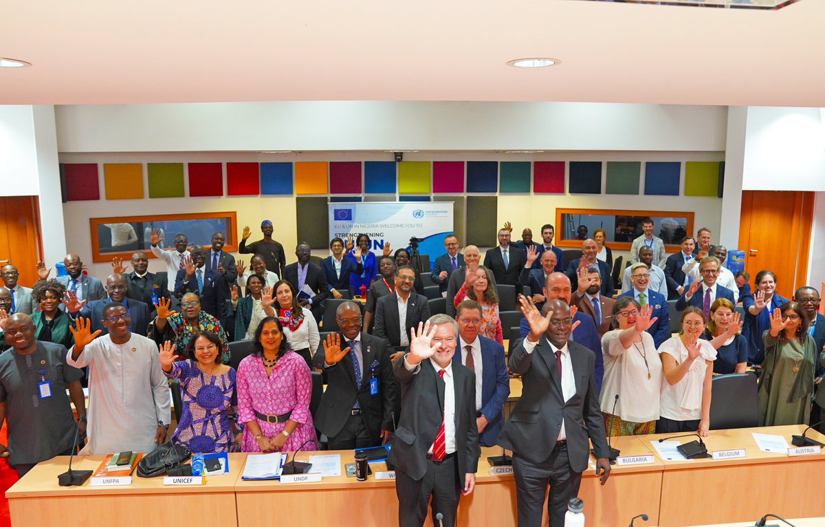 United Nations Nigeria (@un_nigeria) on Twitter photo “Together with its Member States, as #TeamEurope, & in particular through the Global Gateway strategy, <a href="/EUinNigeria/">EU in Nigeria 🇪🇺🇳🇬</a> will continue to work with <a href="/UN/">United Nations</a> agencies to help create socio-economic opportunities, especially for the most vulnerable.” - Amb Gautier Mignot <a href="/GautierMignot2/">Gautier Mignot</a> “Together with its Member States, as #TeamEurope, & in particular through the Global Gateway strategy, <a href="/EUinNigeria/">EU in Nigeria 🇪🇺🇳🇬</a> will continue to work with <a href="/UN/">United Nations</a> agencies to help create socio-economic opportunities, especially for the most vulnerable.” - Amb Gautier Mignot <a href="/GautierMignot2/">Gautier Mignot</a>