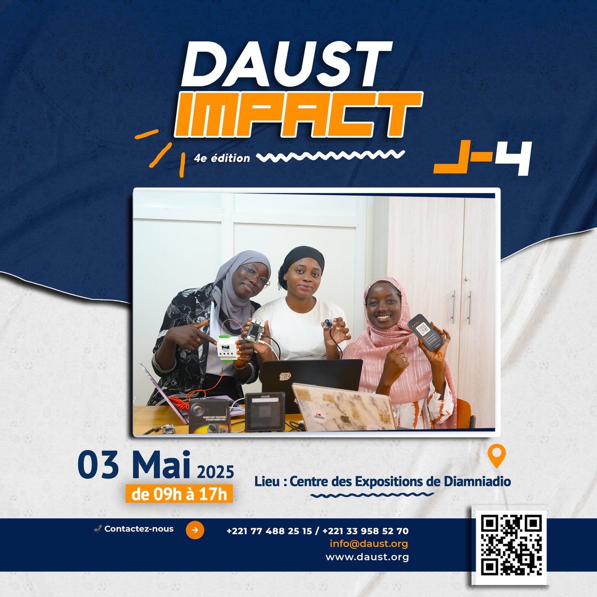 J-4 avant DAUST Impact 2025 !
�Découvrez DIEULDEM, le mini-magasin intelligent 100% autonome, sans caisse ni file d’attente !