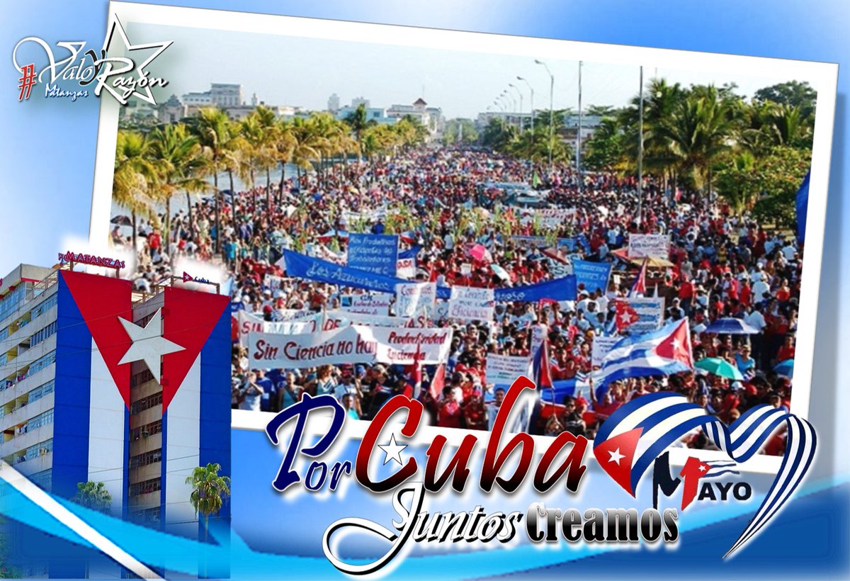 #1Mayo, Masividad, dignidad y compromiso, todo en un mismo desfile.
#PorCubaJuntosCreamos