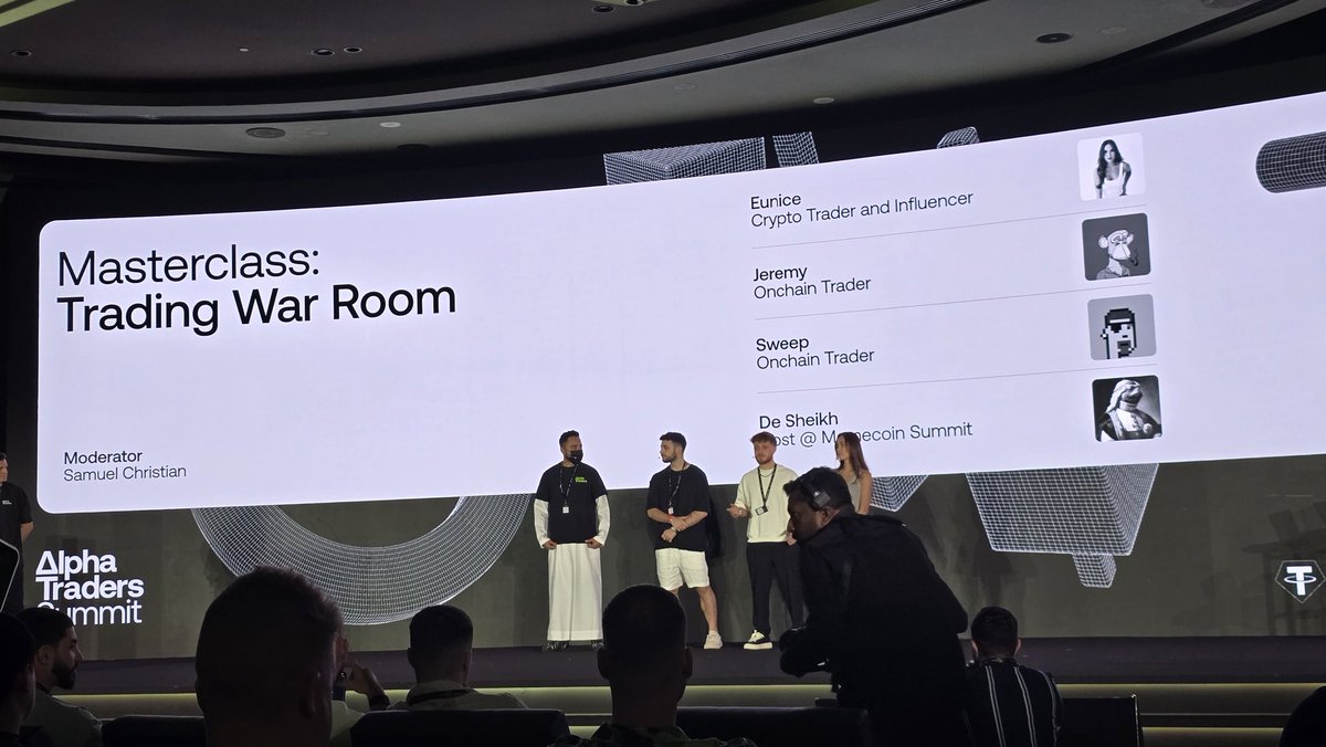 Trading masterclass from these chads at the <a href="/okx/">OKX</a> banger event🔥