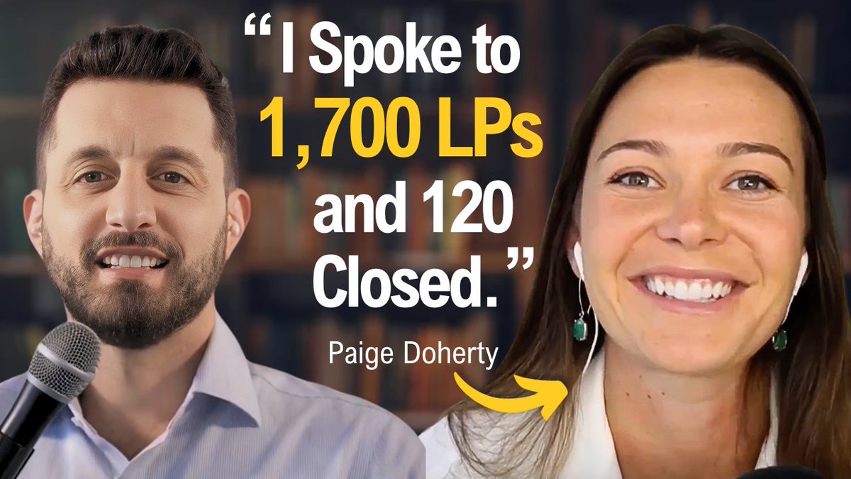David Weisburd 🚀 (@dweisburd) on Twitter photo 🤯 How did Michael Kim and Kelli Fontaine of Cendana Capital spot a future VC star last year? (Hint: she was only 24!) 🤯
I just dropped an inspiring "How I Invest" episode with <a href="/paigefinnn/">paige finn doherty</a> of <a href="/behind_genius/">Behind Genius</a>. Hearing how she built her fund and attracted one of the world's top 🤯 How did Michael Kim and Kelli Fontaine of Cendana Capital spot a future VC star last year? (Hint: she was only 24!) 🤯
I just dropped an inspiring "How I Invest" episode with <a href="/paigefinnn/">paige finn doherty</a> of <a href="/behind_genius/">Behind Genius</a>. Hearing how she built her fund and attracted one of the world's top