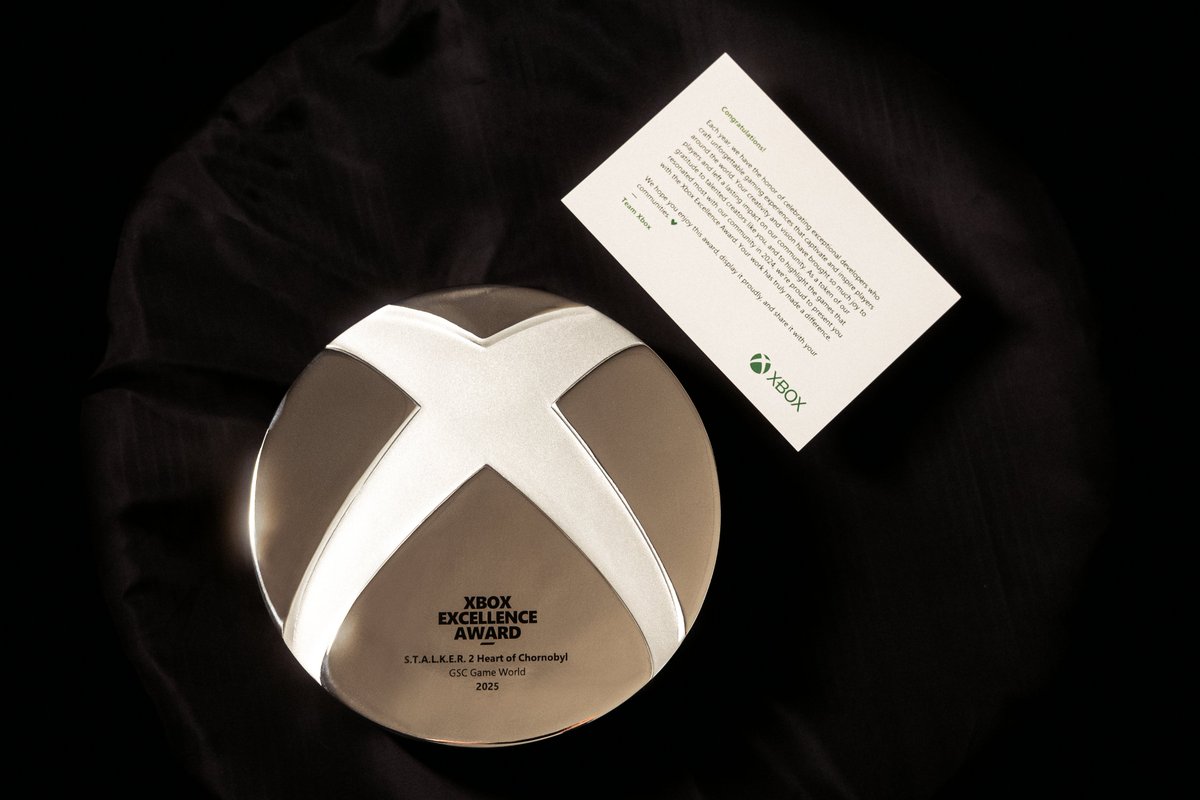 S.T.A.L.K.E.R. 2: Heart of Chornobyl has received the Xbox Excellence Award 2025. We are thrilled to share this news with you! Each year, the Xbox team selects the best games, and this time our adventures in the Zone are among them.

We are extremely grateful to <a href="/Xbox/">Xbox</a> and the