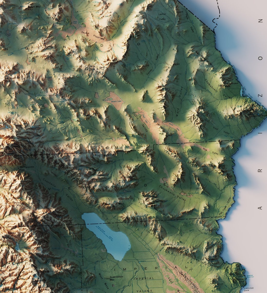 geo_spatialist's tweet image. State of California - US Dept. of the Interior - Geological Survey - 1971
3D Render - with and without bathymetry.
#California #arcgispro #geography #b3d