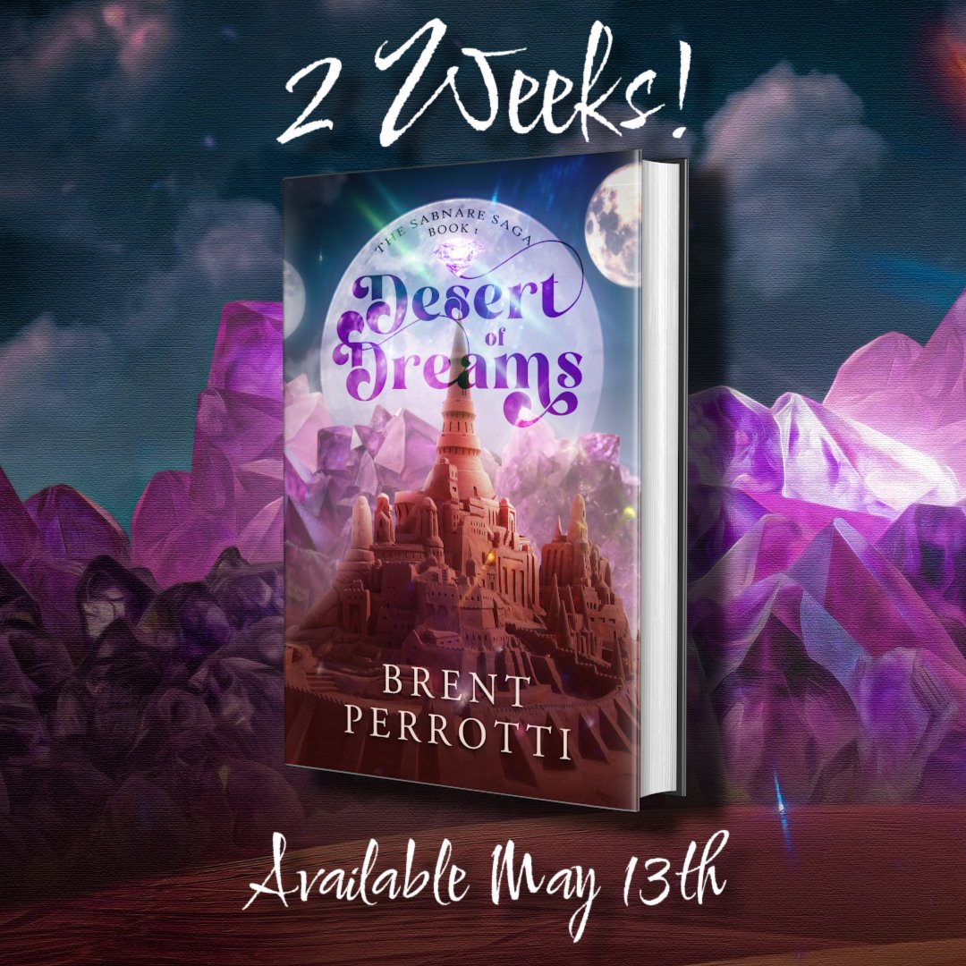 Desert of Dreams is out in just 2 weeks! Soon, you can join Diana on her adventure in Sabnare! There is still time to preorder head over to brentperrotti.com for details!