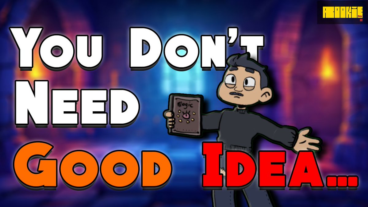 Rookinoo's tweet photo. 🚀 Struggling to find your next game idea? In our latest video, Rook breaks down how to steal smart, mix genres, and use constraints to spark creativity—no more waiting for “inspiration”! 🎮🔥
👉 Watch now: https://t.co/IVnA7sb7gK
#GameDev #IndieDev #GameDesign #RookieDev https://t.co/krxAqWJzJB